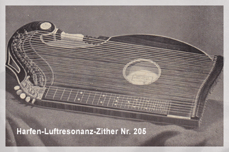 Harfenzither Richard Hefele